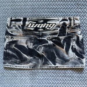 Alexander Wang Black and Gray Skinny Jeans